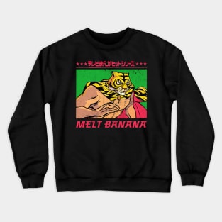 Melt Banana - Original Psychedelic Fan Art Crewneck Sweatshirt